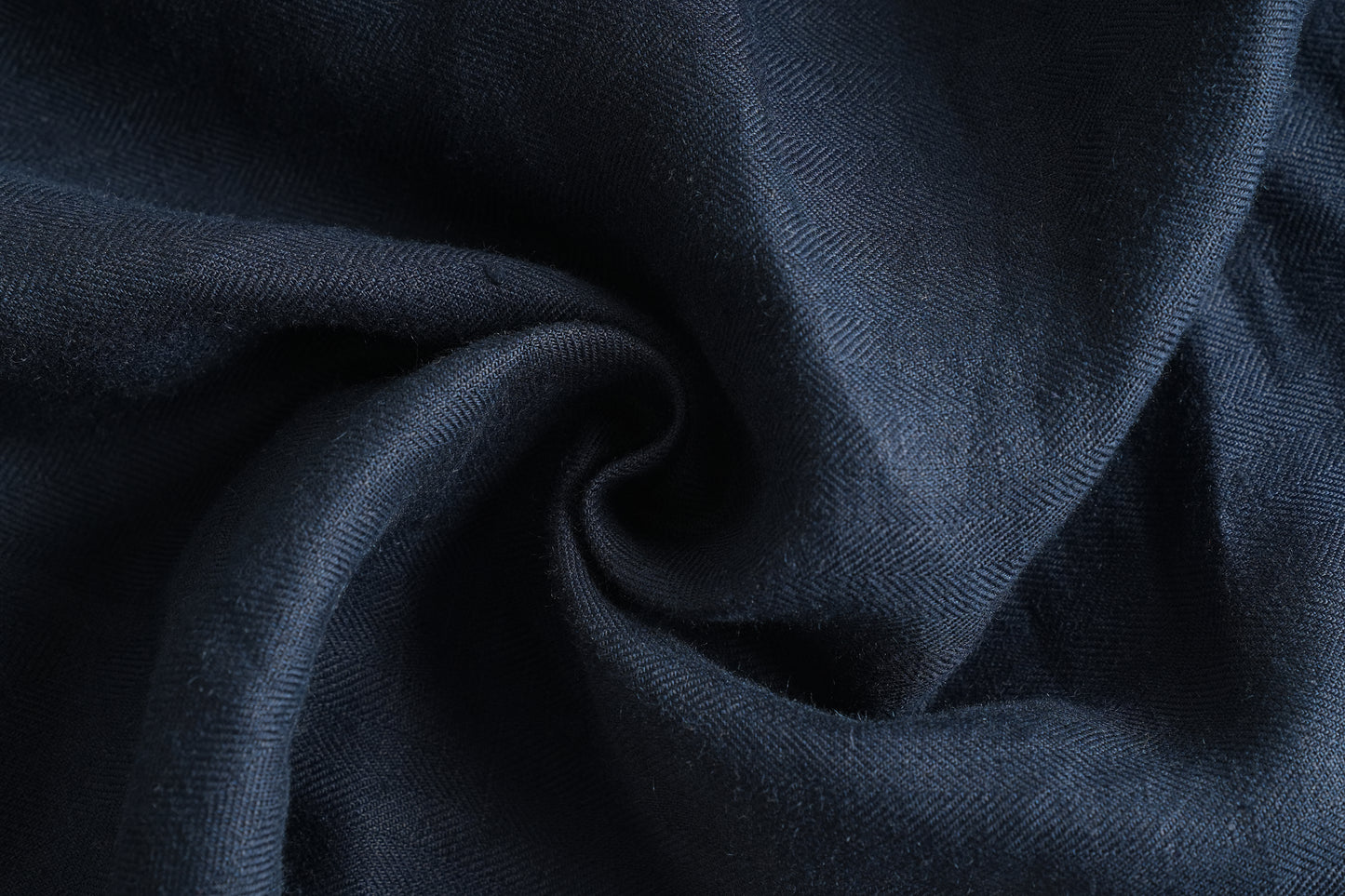 100% European Linen Utility Shacket - Navy
