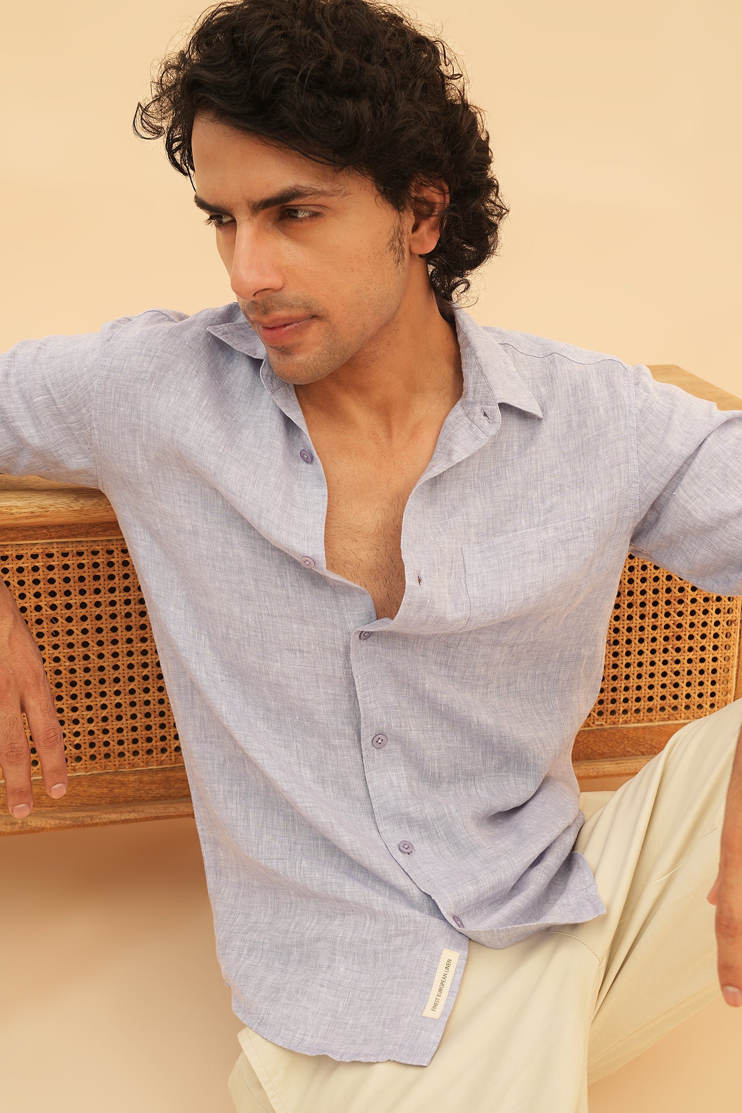 100% European Linen Regular Fit Shirt