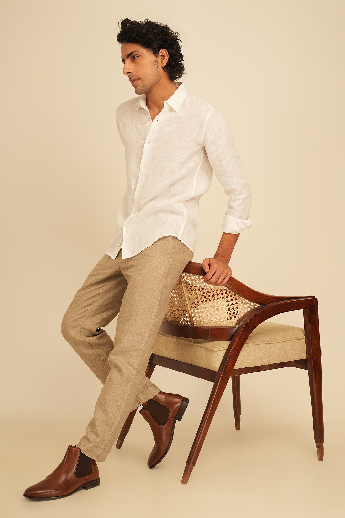 100% European Linen Classic Everyday Shirt