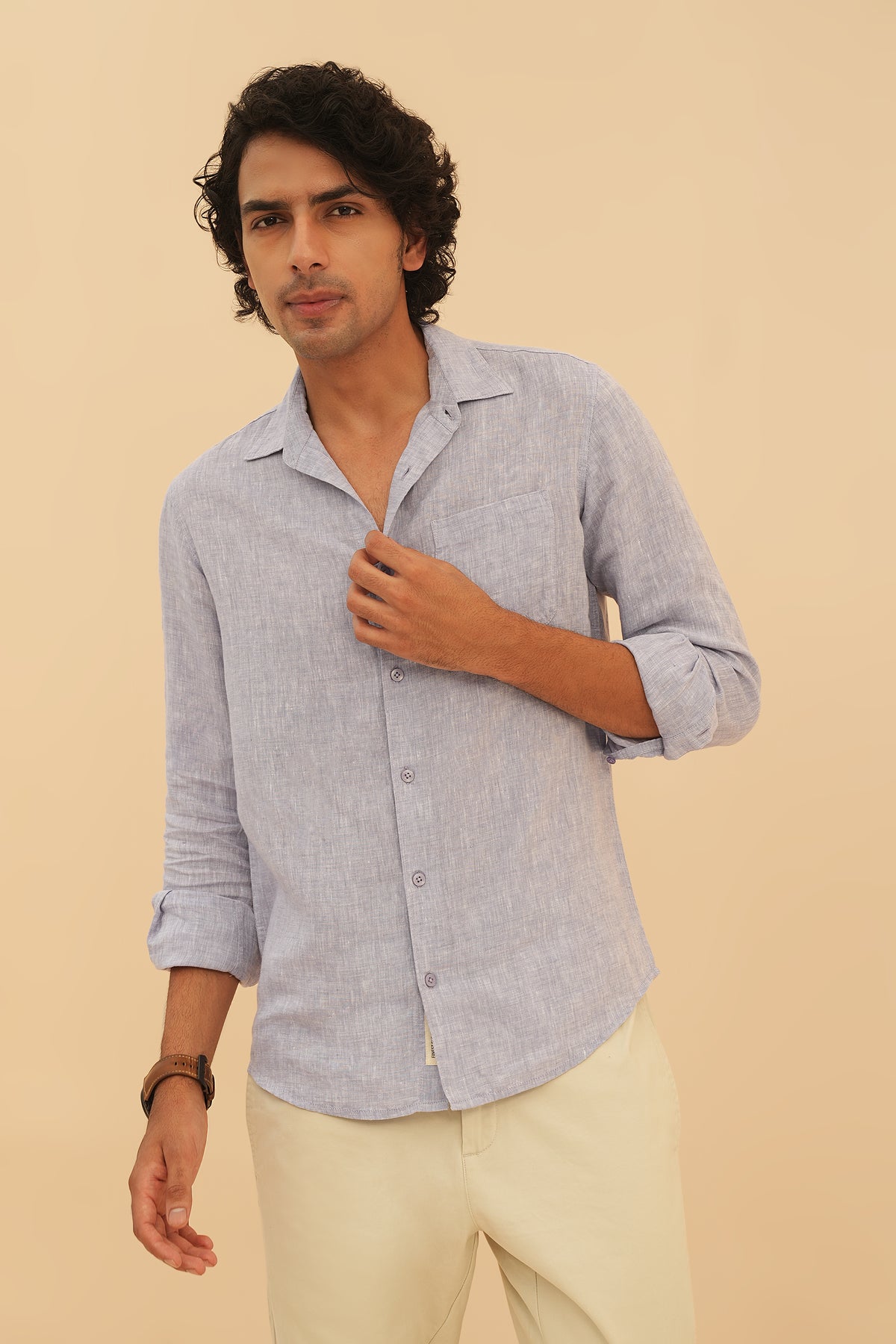 100% European Linen Regular Fit Shirt