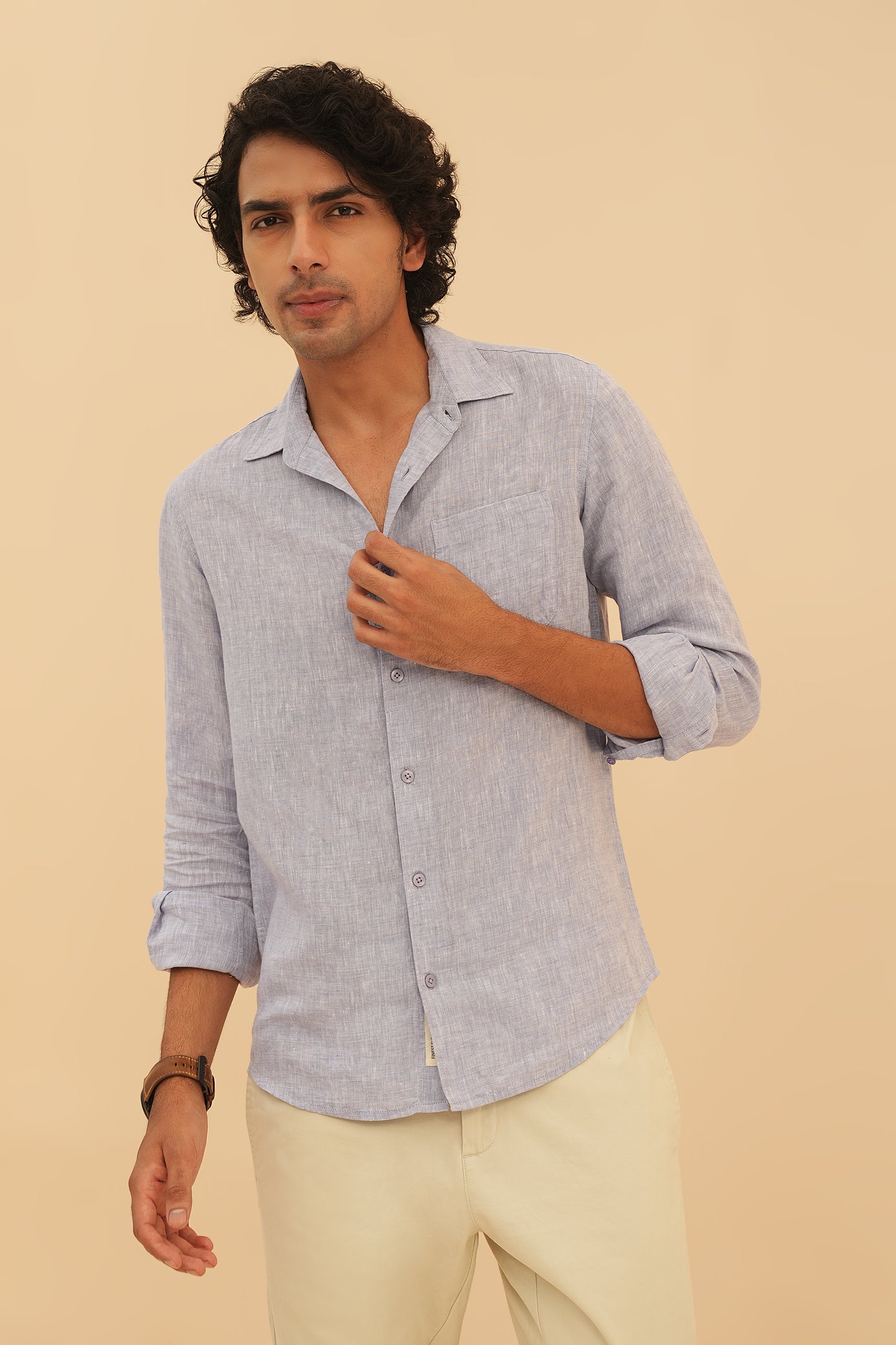 100% European Linen Regular Fit Shirt
