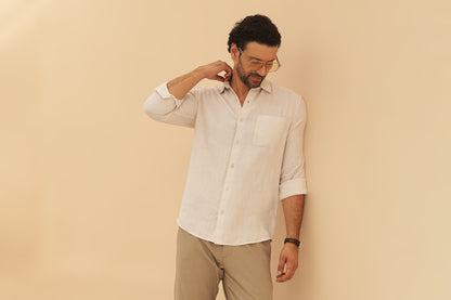 100% European Linen Regular Fit Shirt