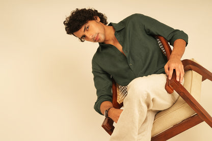 100% European Linen Classic Everyday Shirt