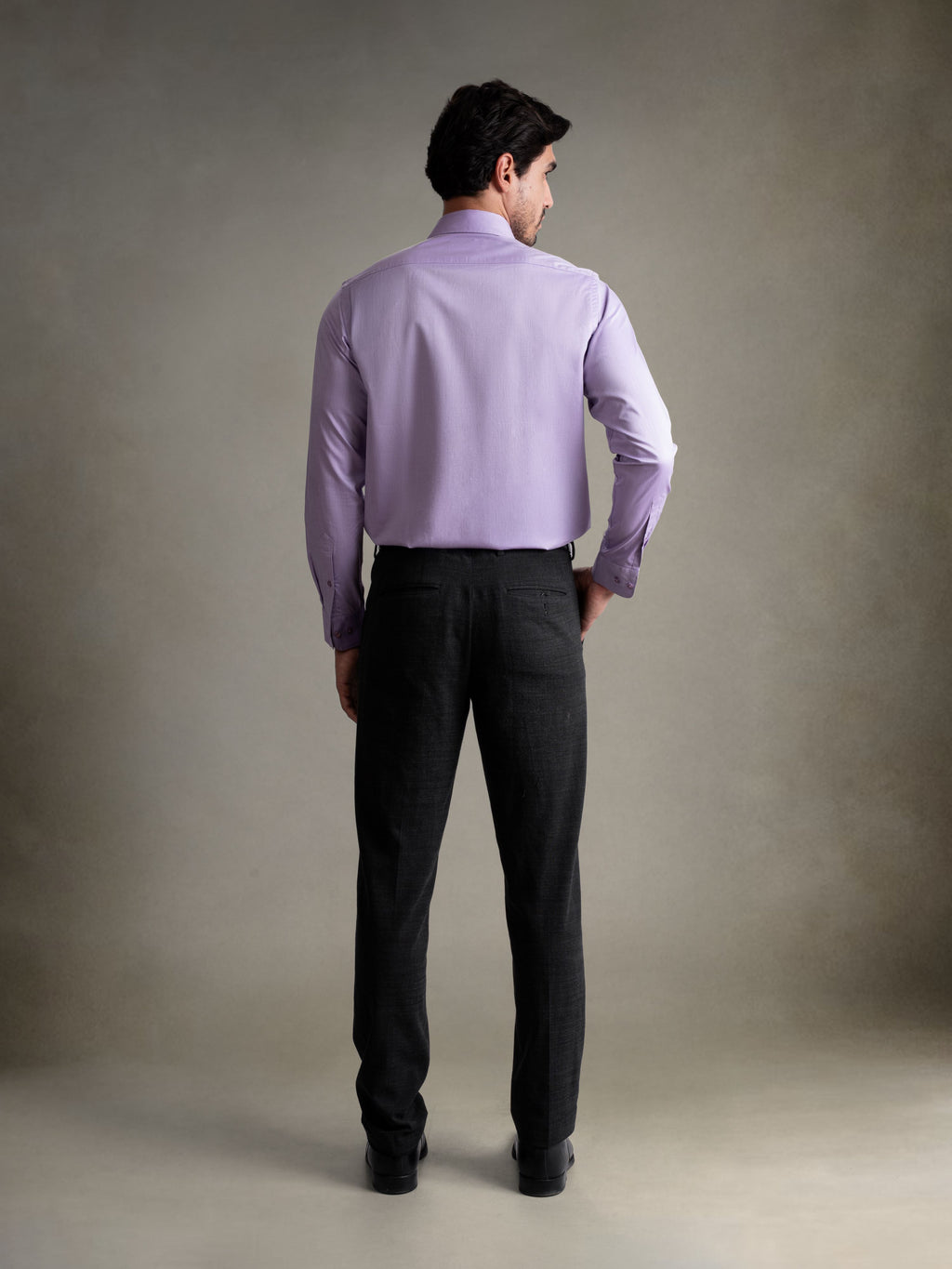 100% Egyptian Cotton 9-to-9 Formal Shirt - Lilac