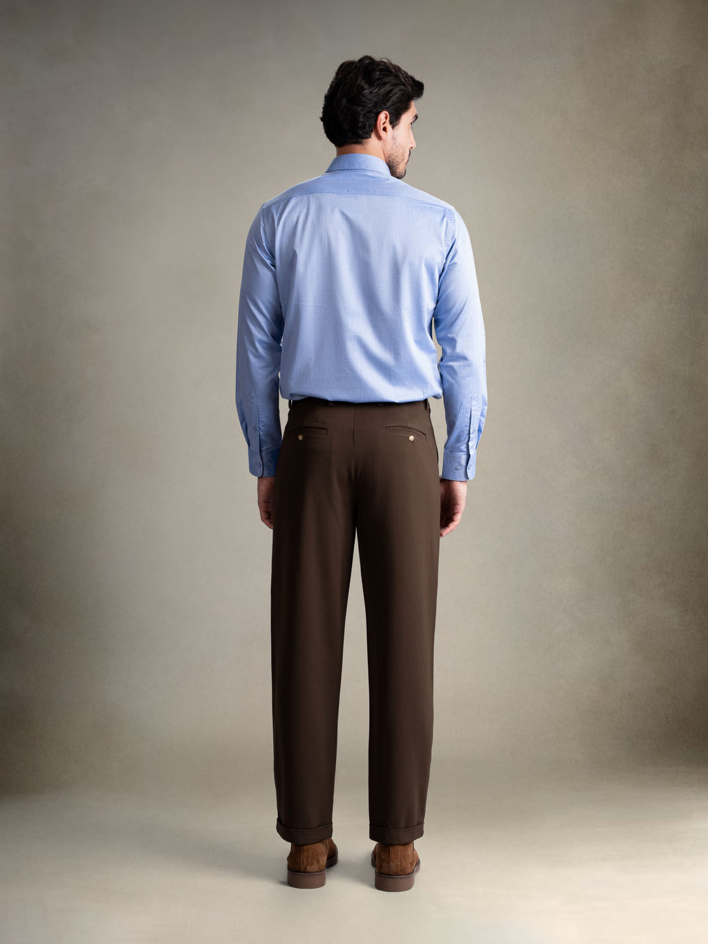 100% Egyptian Cotton 9-to-9 Formal Shirt - Mid Blue