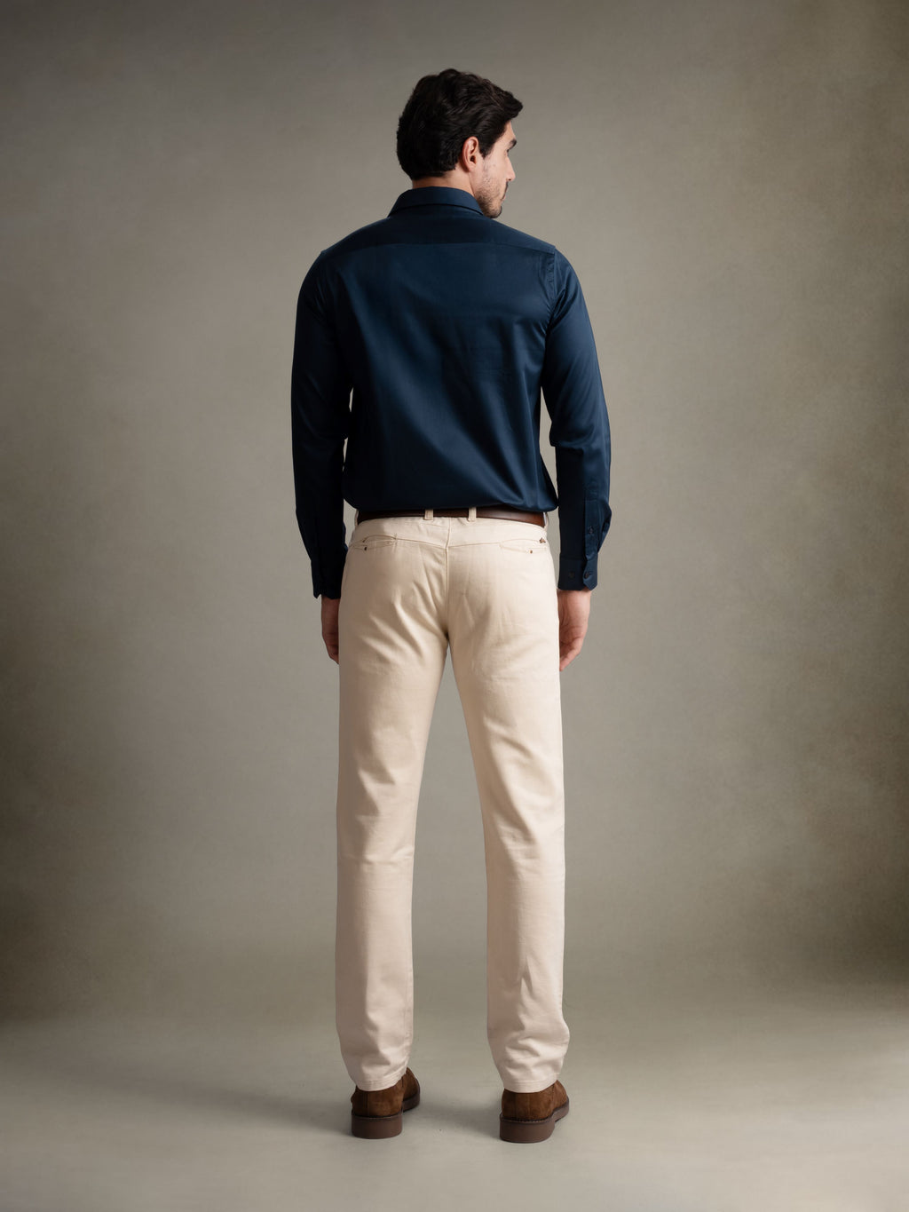 100% Egyptian Cotton Everyday Formal Shirt - Navy