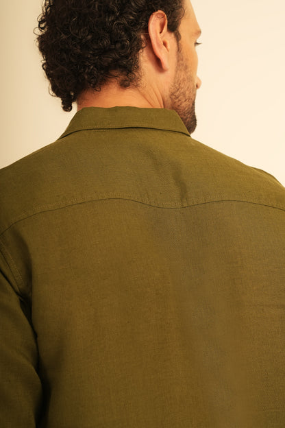 100% European Linen Classic Everyday Shirt