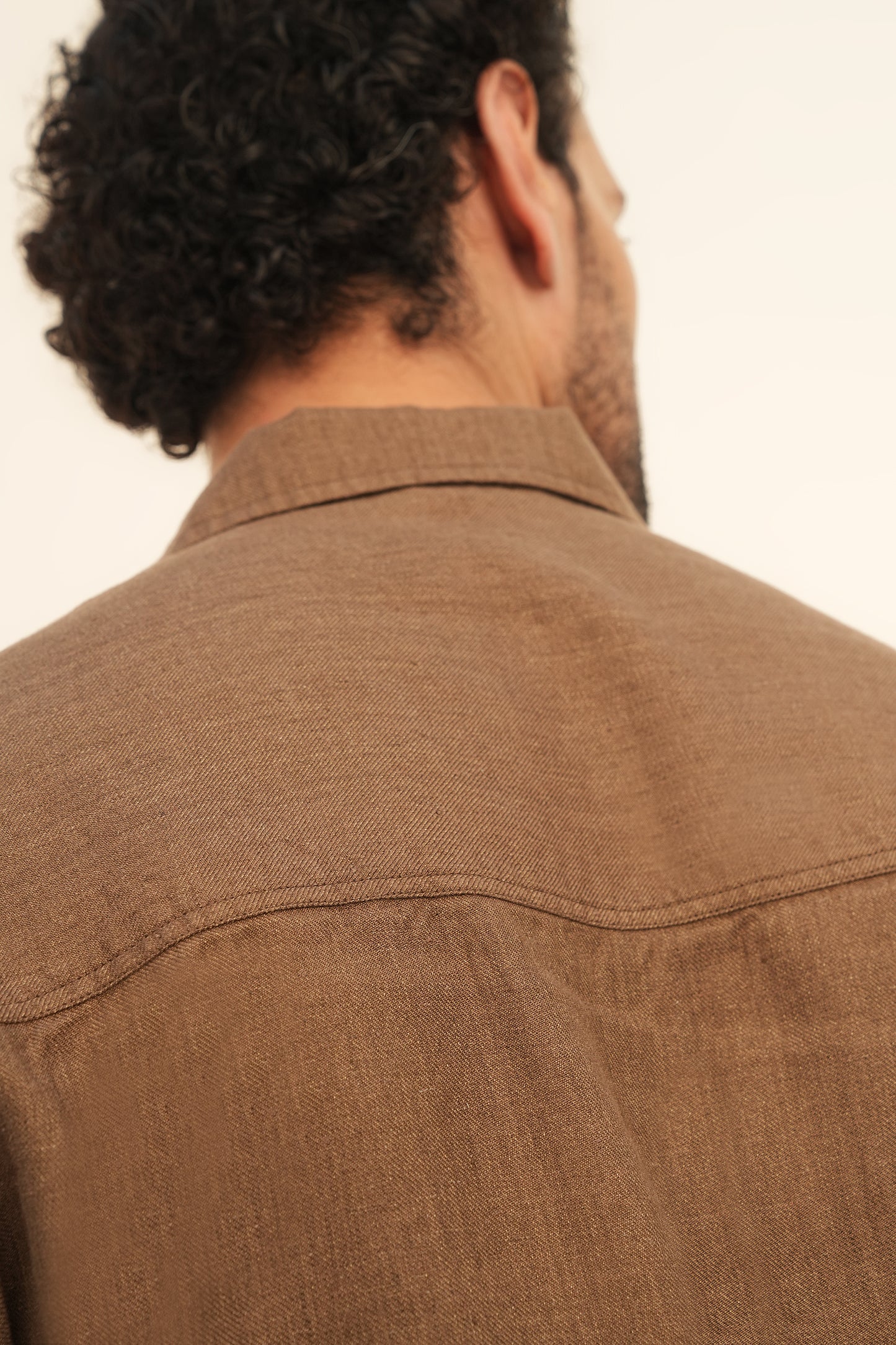 100% European Linen Utility Shacket