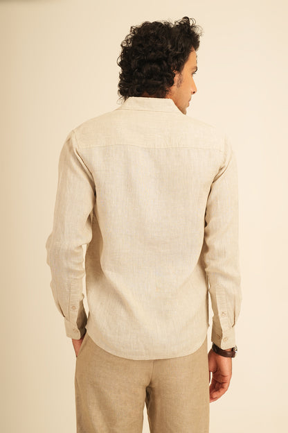 100% European Linen Classic Everyday Shirt