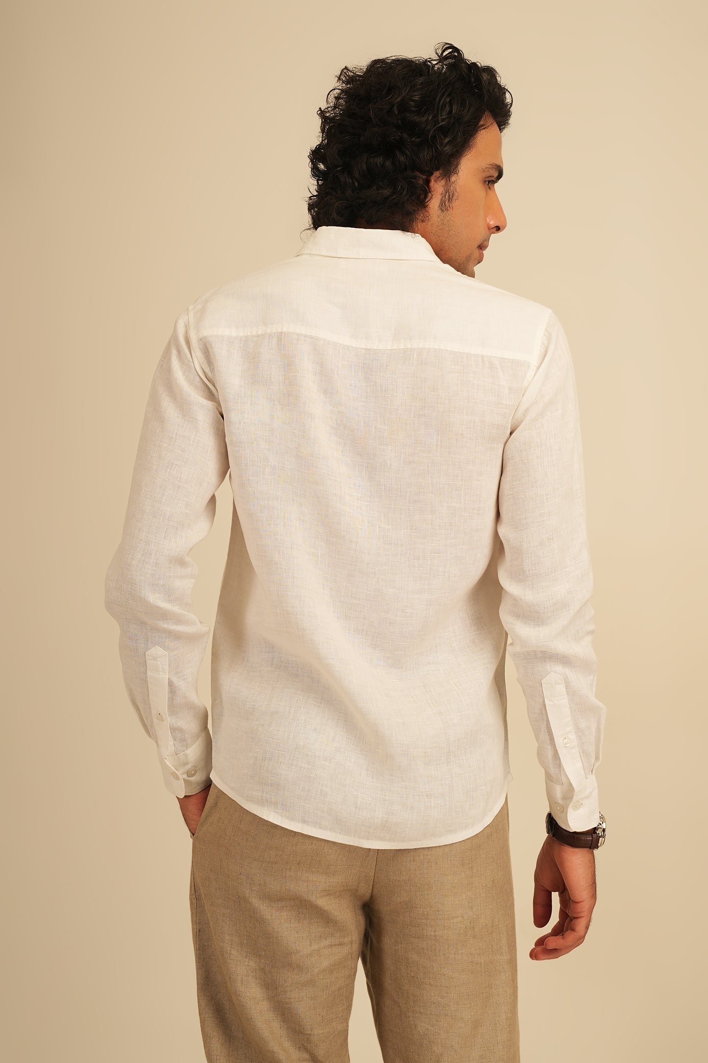 100% European Linen Classic Everyday Shirt