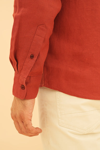 100% European Linen Classic Everyday Shirt