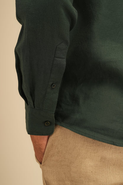 100% European Linen Classic Everyday Shirt