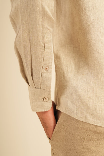 100% European Linen Classic Everyday Shirt
