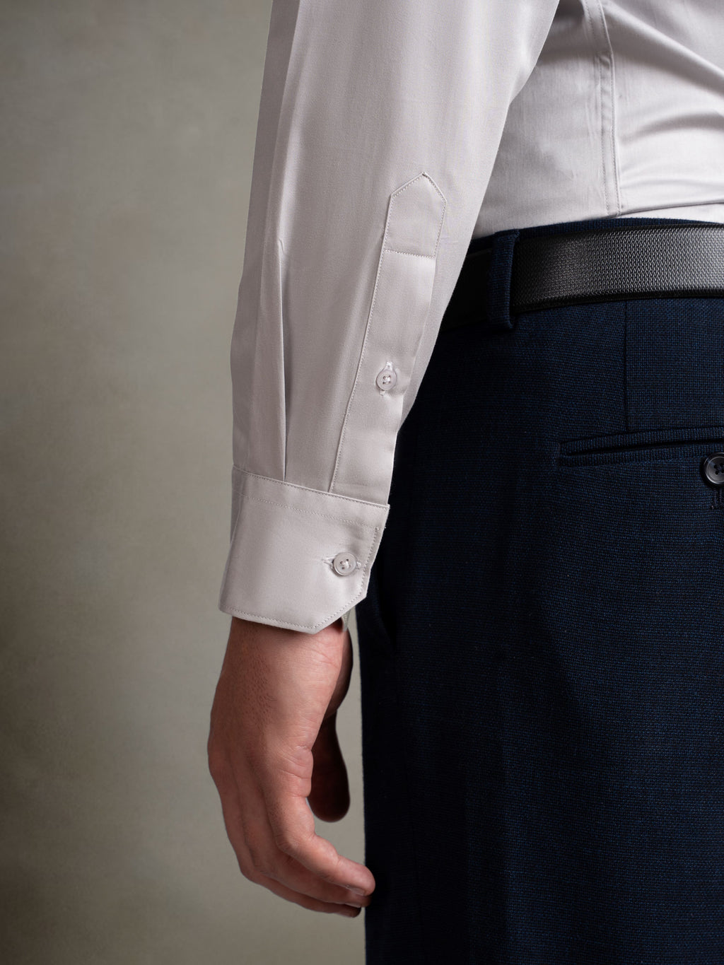 100% Egyptian Cotton Everyday Formal Shirt - Grey