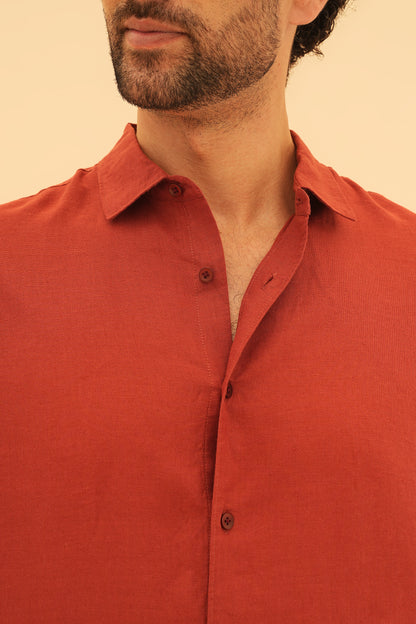 100% European Linen Classic Everyday Shirt