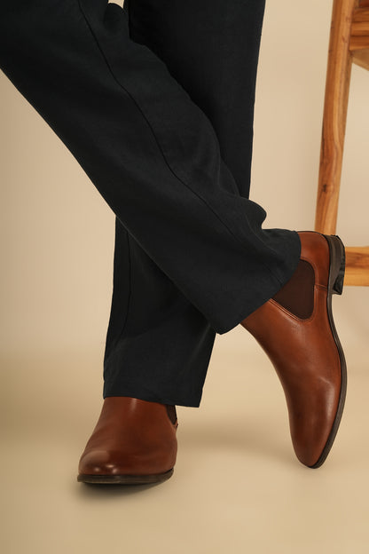 100% European Linen Relaxed Fit Trousers