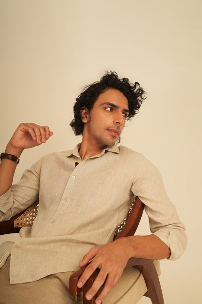 100% European Linen Classic Everyday Shirt