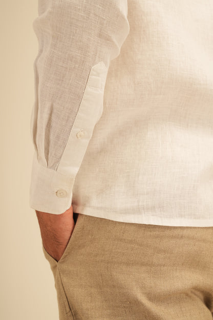 100% European Linen Classic Everyday Shirt