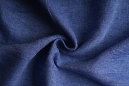 100% European Linen Mandarin Collar Shirt