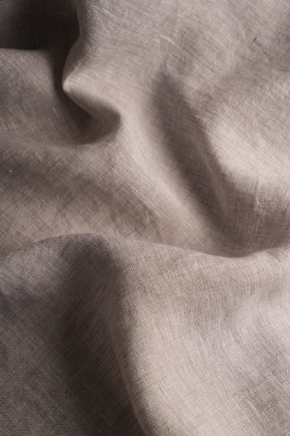 100% European Linen Mandarin Collar Shirt