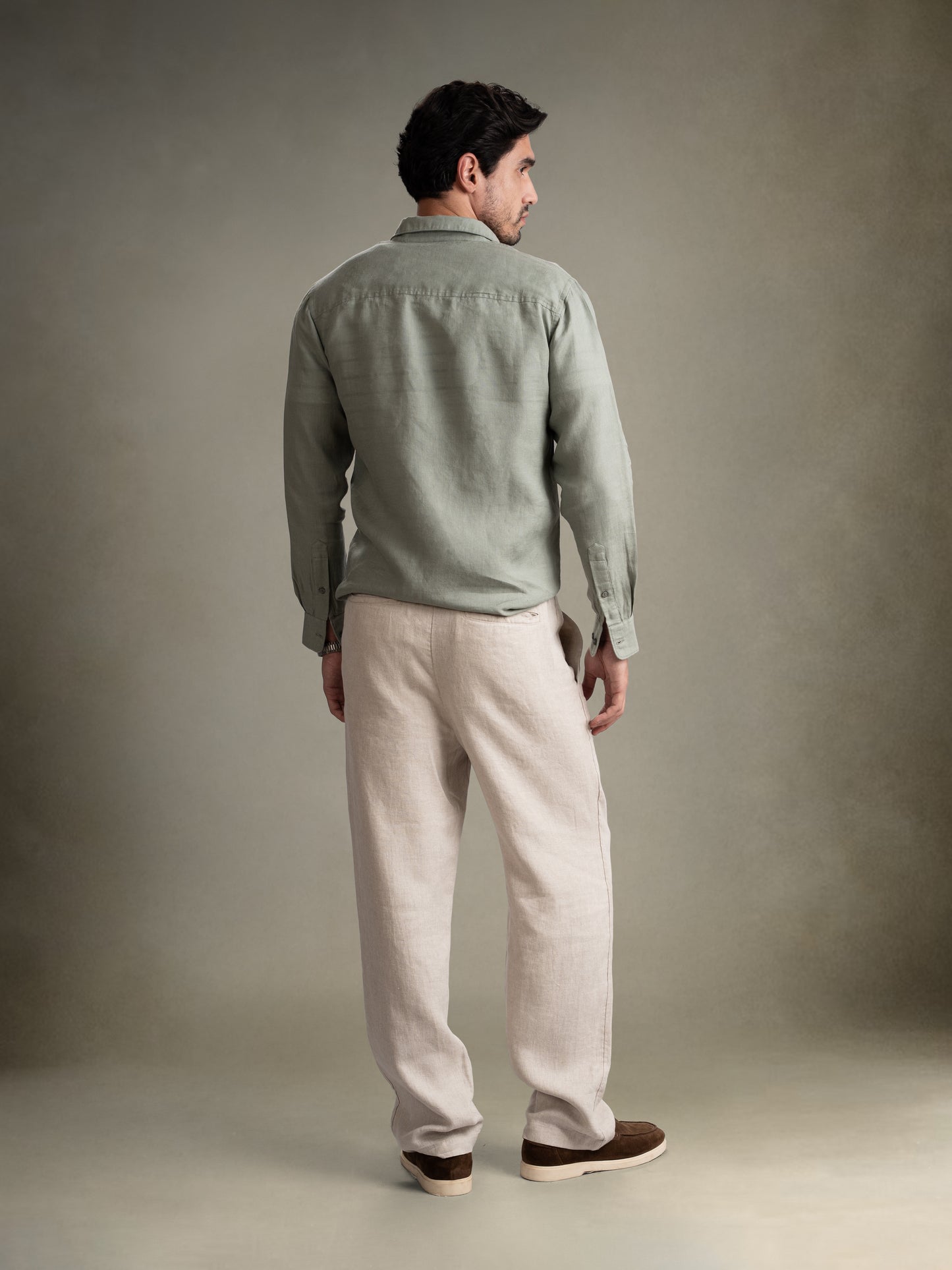 100% European Linen Classic Everyday Shirt - Maison X - White