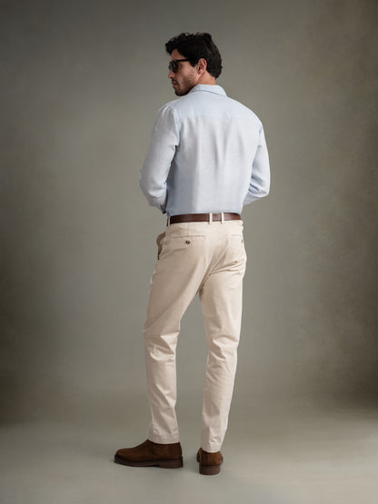 100% European Linen Classic Everyday Shirt - Maison X - Sage Green