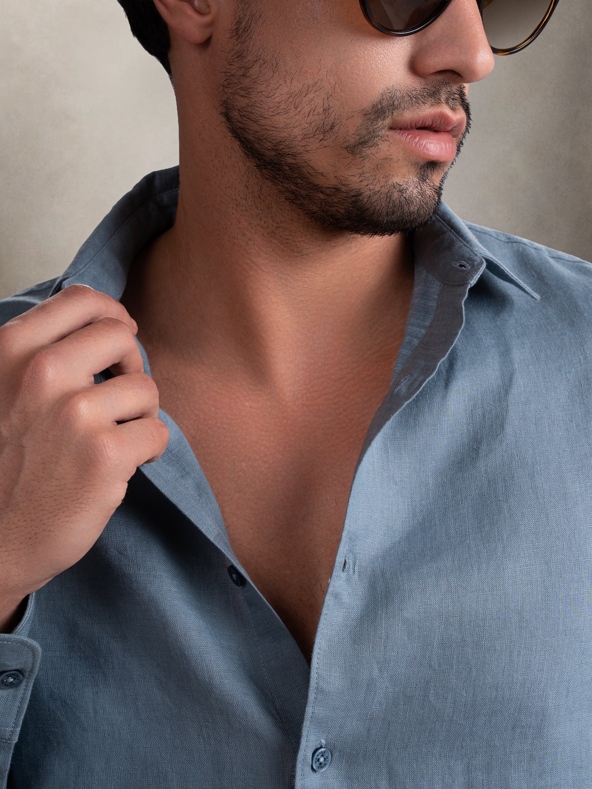 100% European Linen Classic Everyday Shirt - Maison X - White