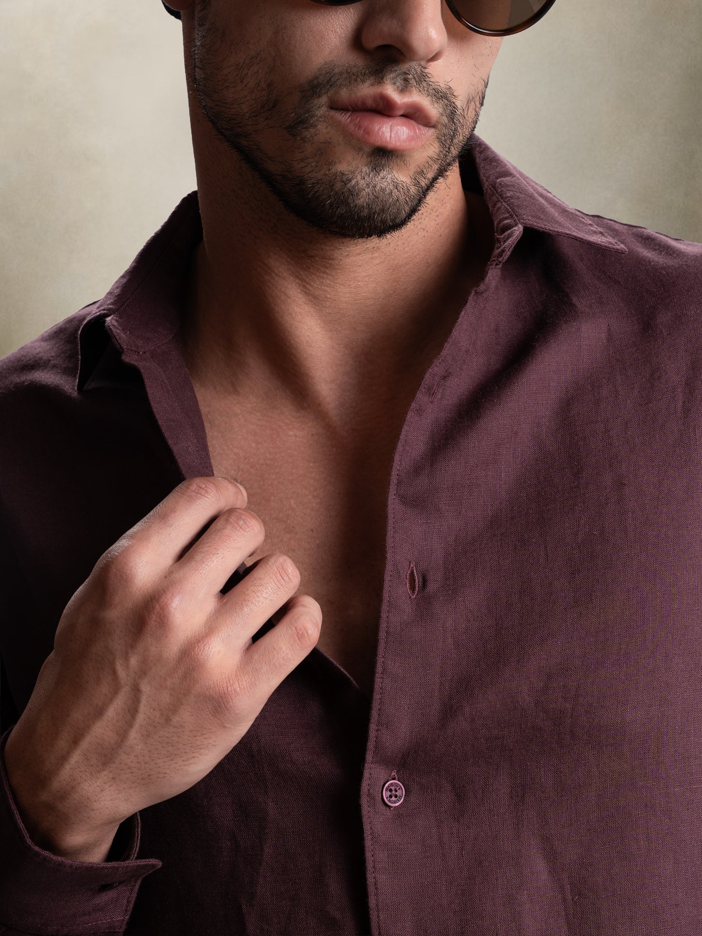 100% European Linen Classic Everyday Shirt - Maison X - Teal