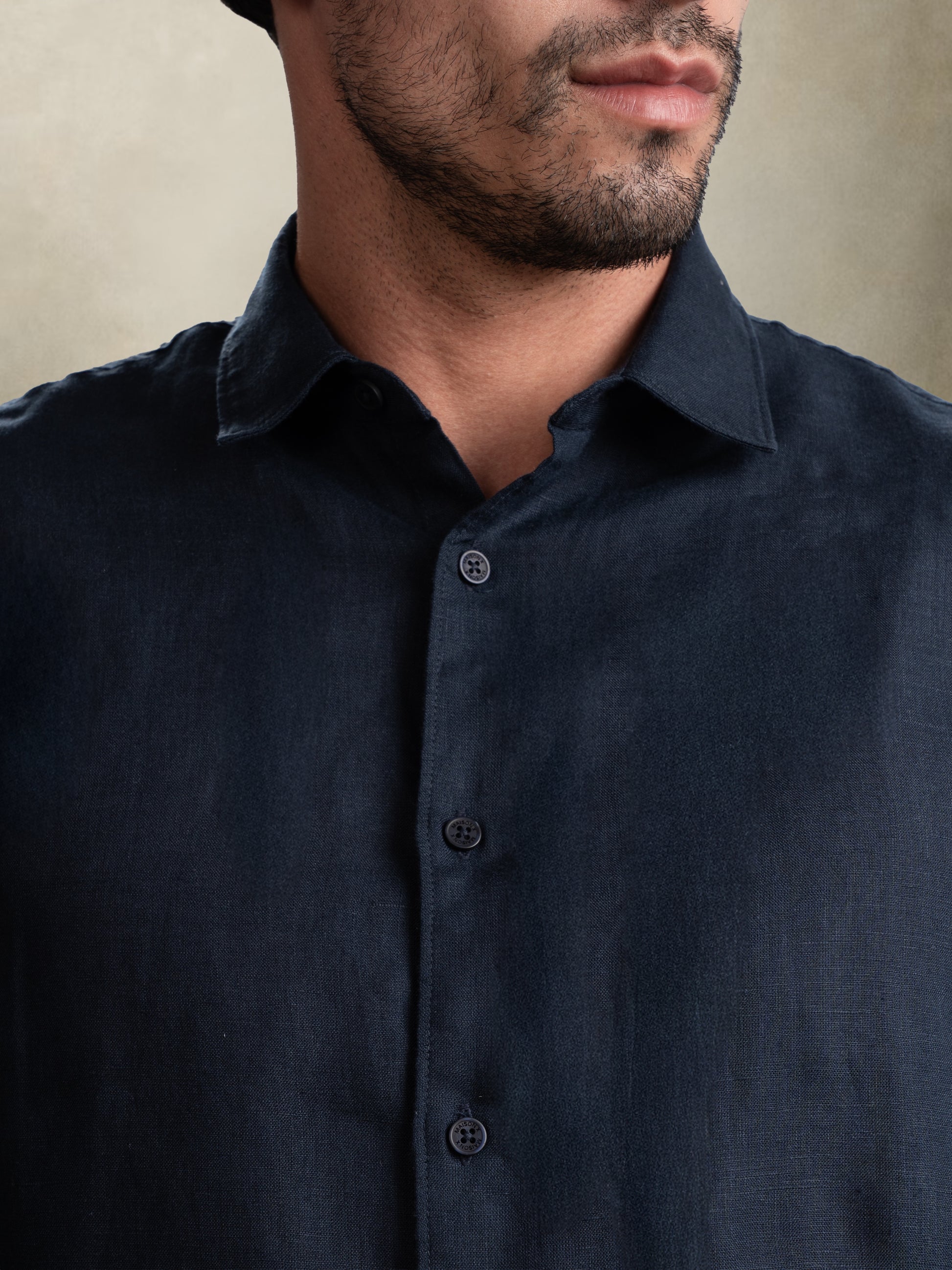 100% European Linen Classic Everyday Shirt - Maison X - Sage Green