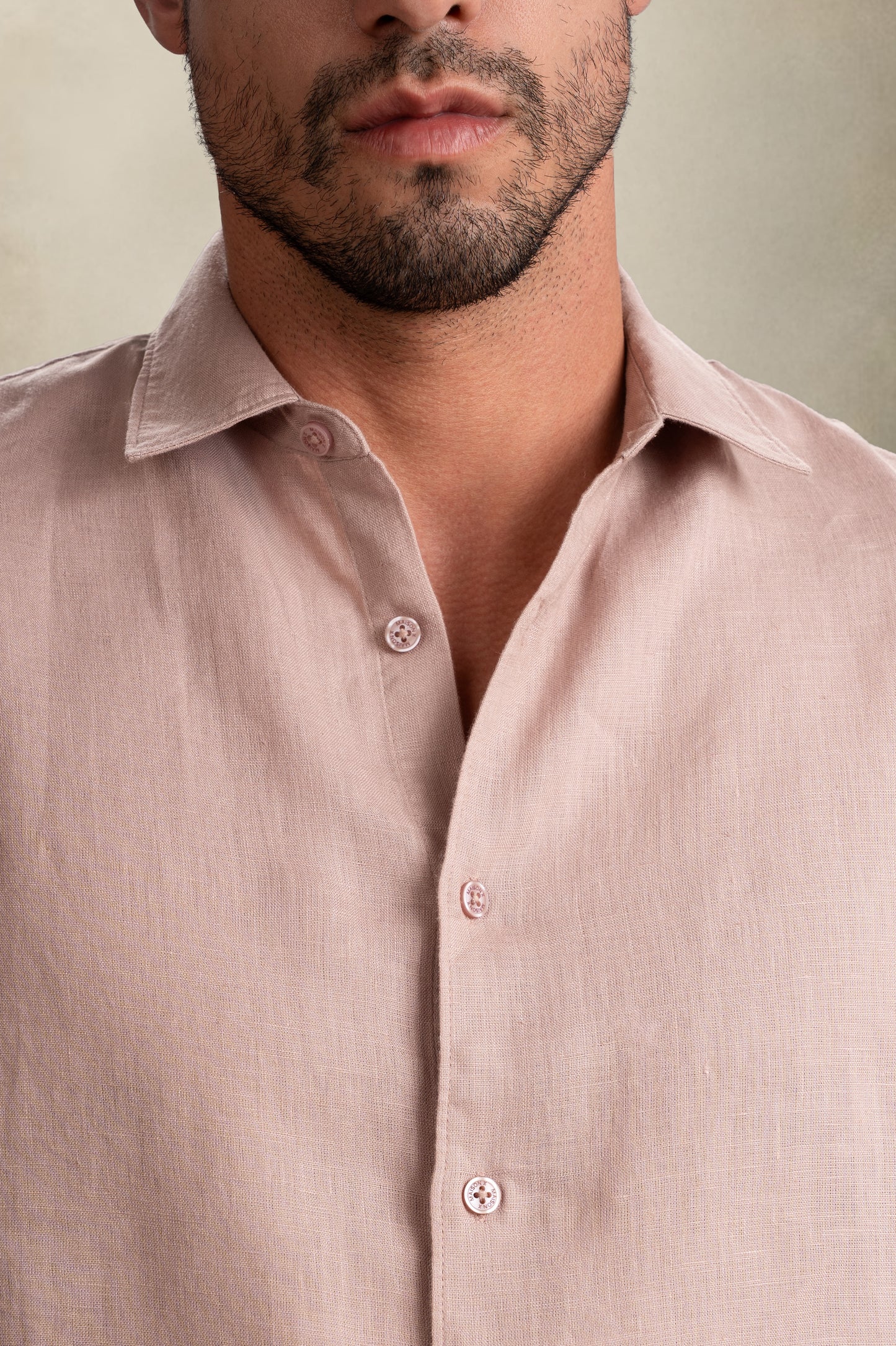 100% European Linen Classic Everyday Shirt - Maison X - Sage Green