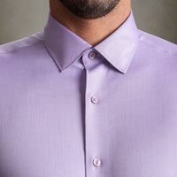 100% Egyptian Cotton 9-to-9 Formal Shirt - Lilac