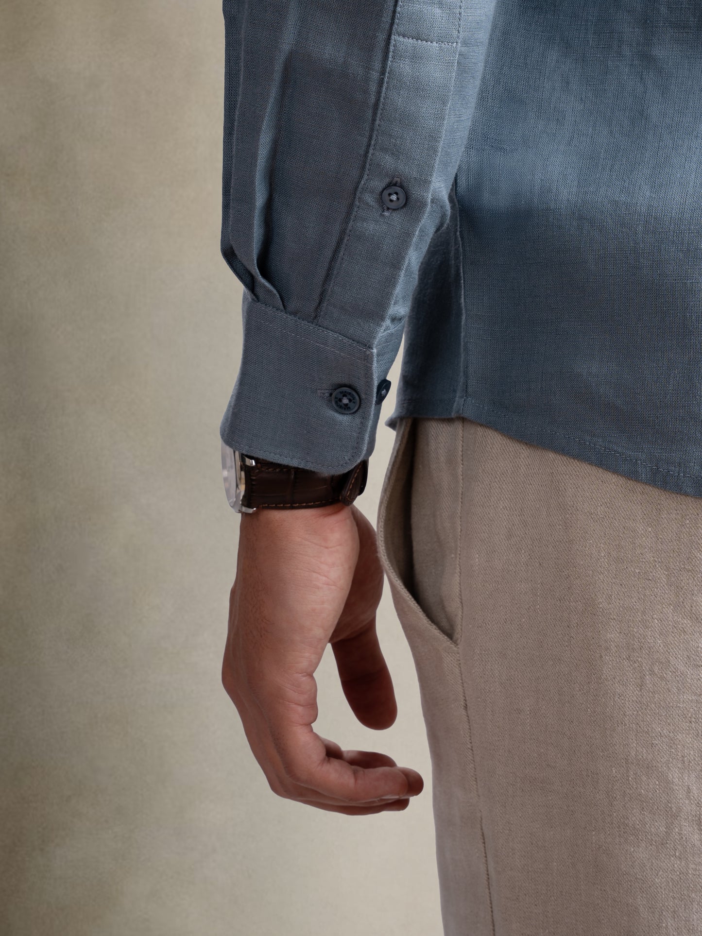 100% European Linen Classic Everyday Shirt - Maison X - White