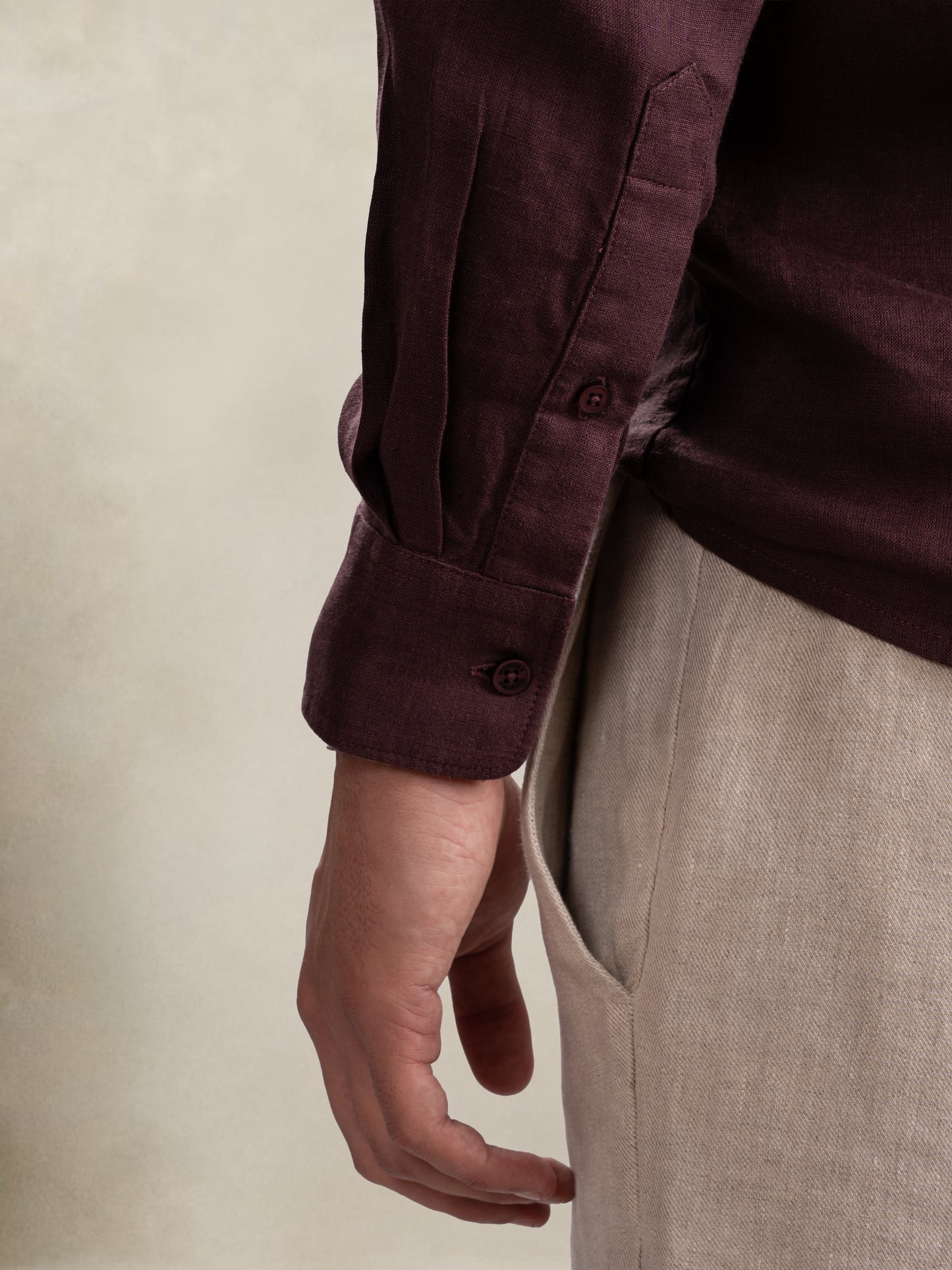 100% European Linen Classic Everyday Shirt - Maison X - Teal