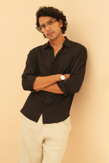 100% European Linen Classic Everyday Shirt