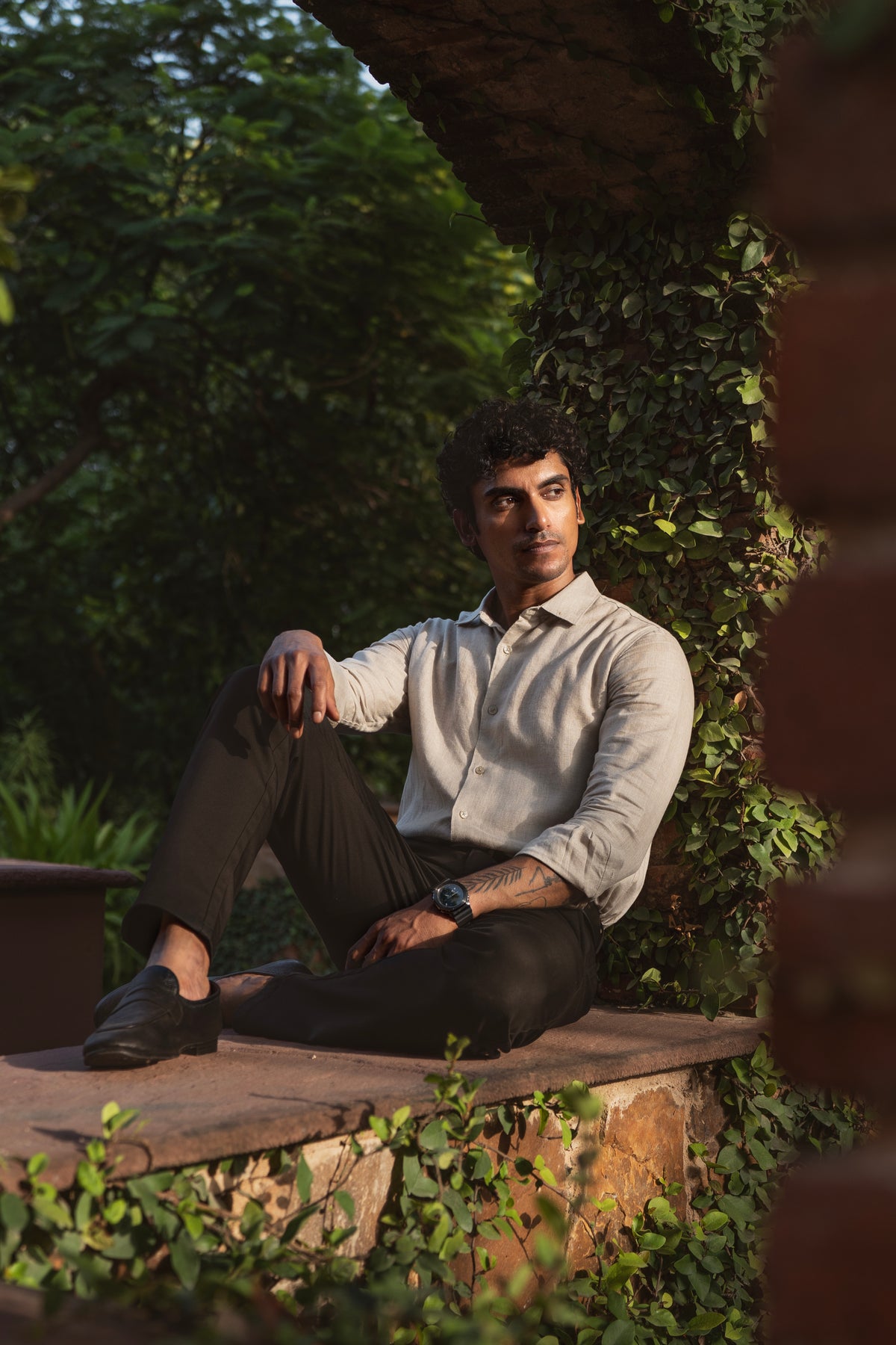 100% European Linen Classic Everyday Shirt - Natural