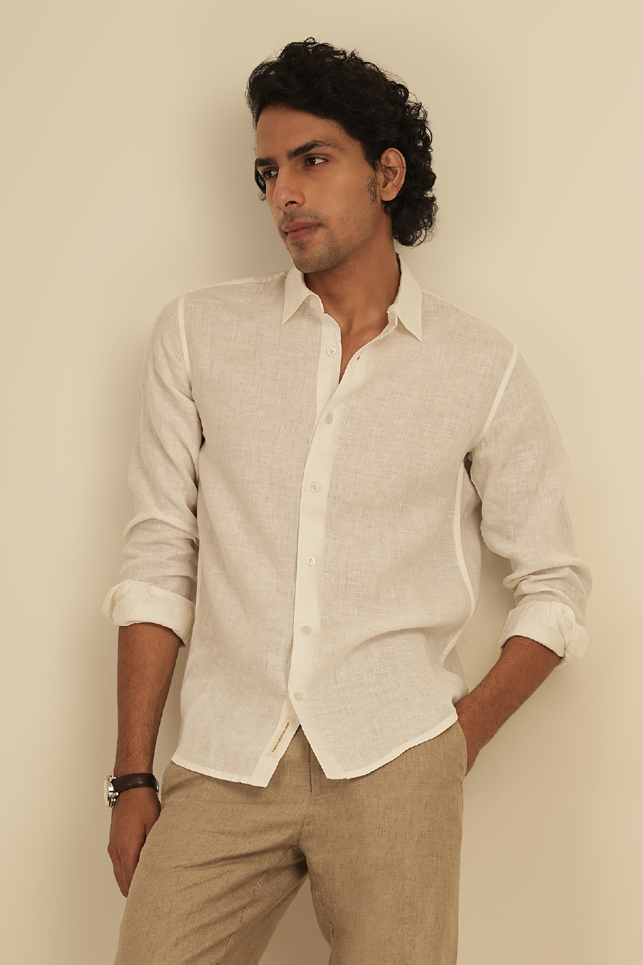 100% European Linen Classic Everyday Shirt