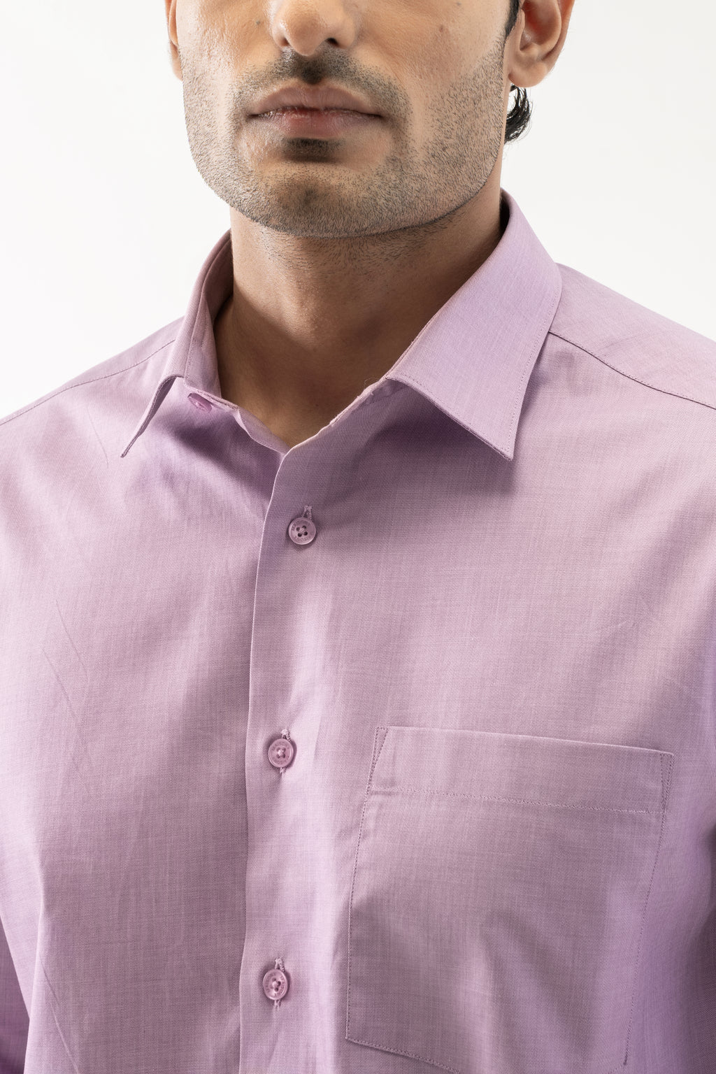 100% Giza Cotton Signature Formal Shirt - Mauve