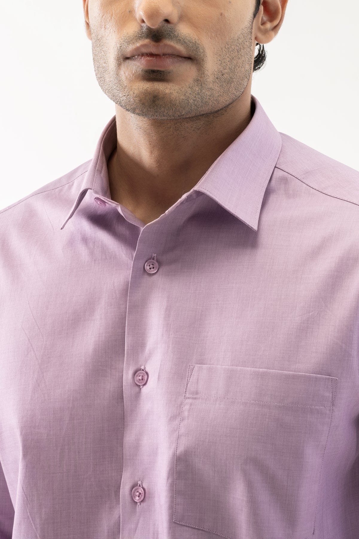 100% Giza Cotton Signature Formal Shirt - Mauve
