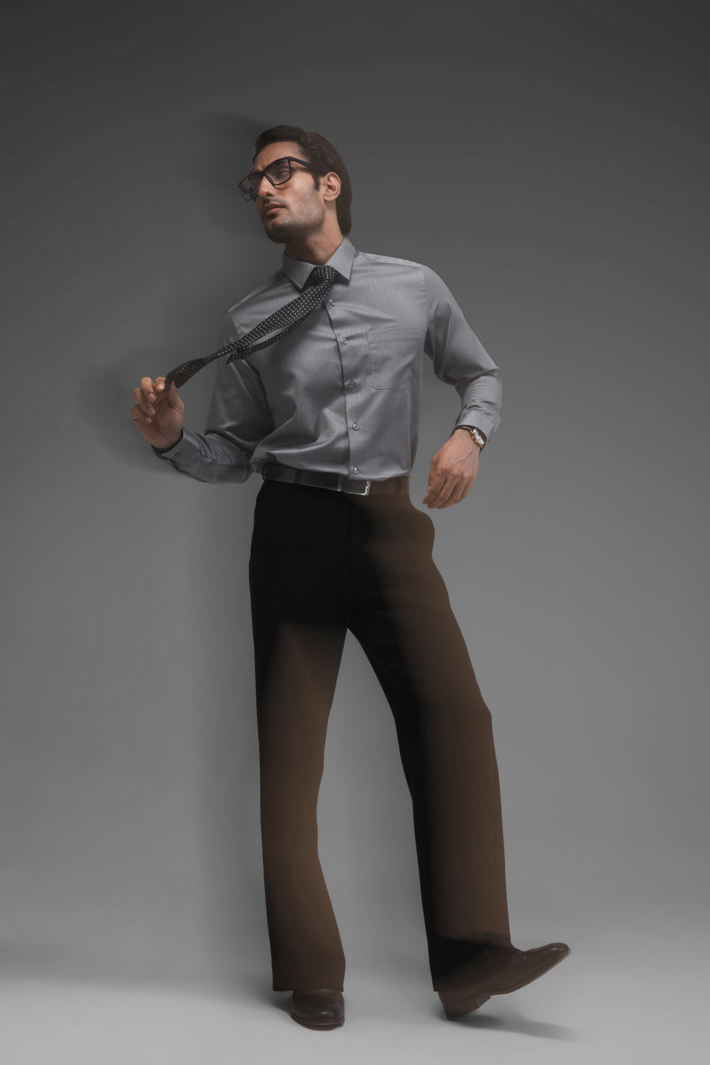 100% Giza Cotton Signature Formal Shirt - Charcoal