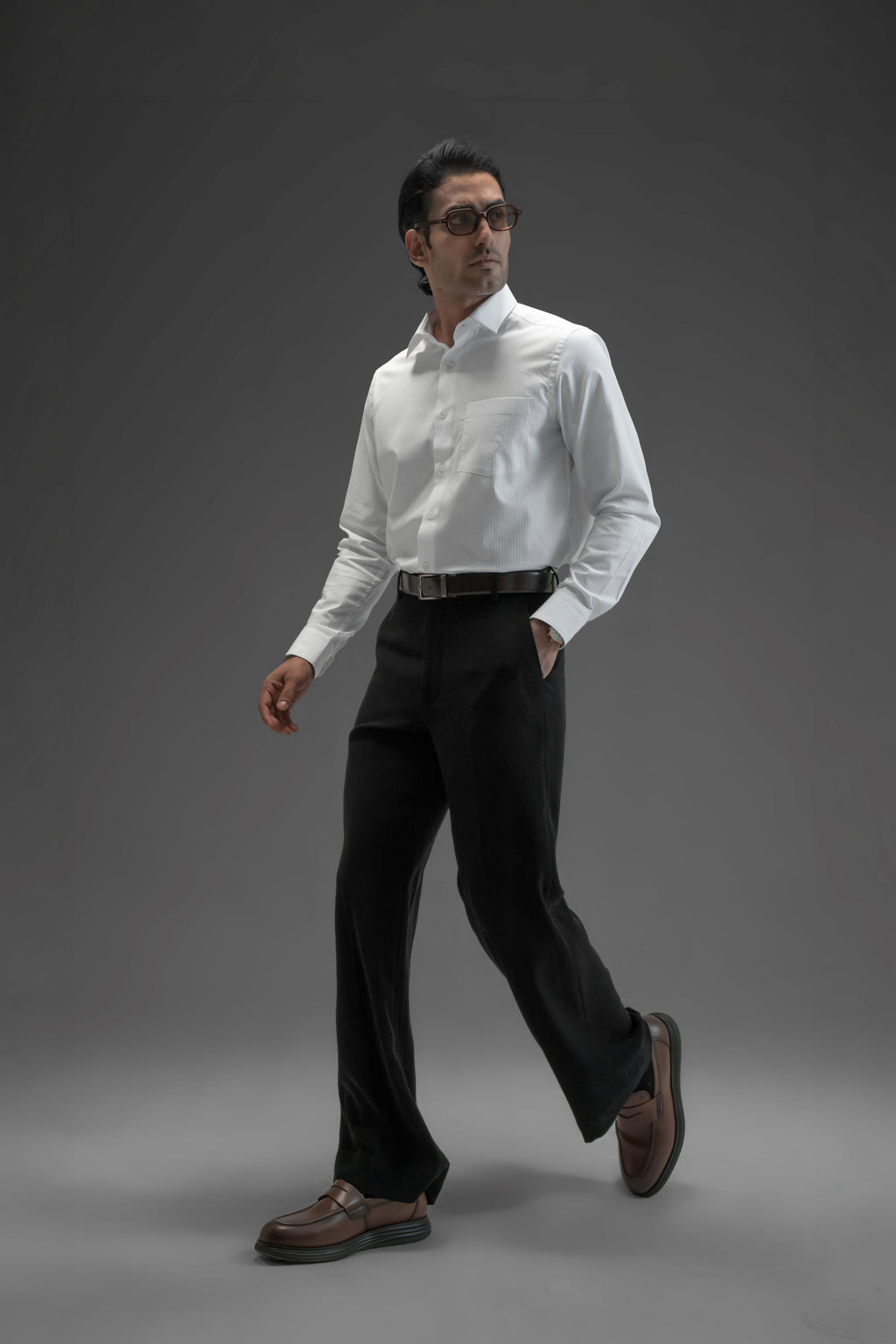 Giza Cotton Classic Executive Shirt - White