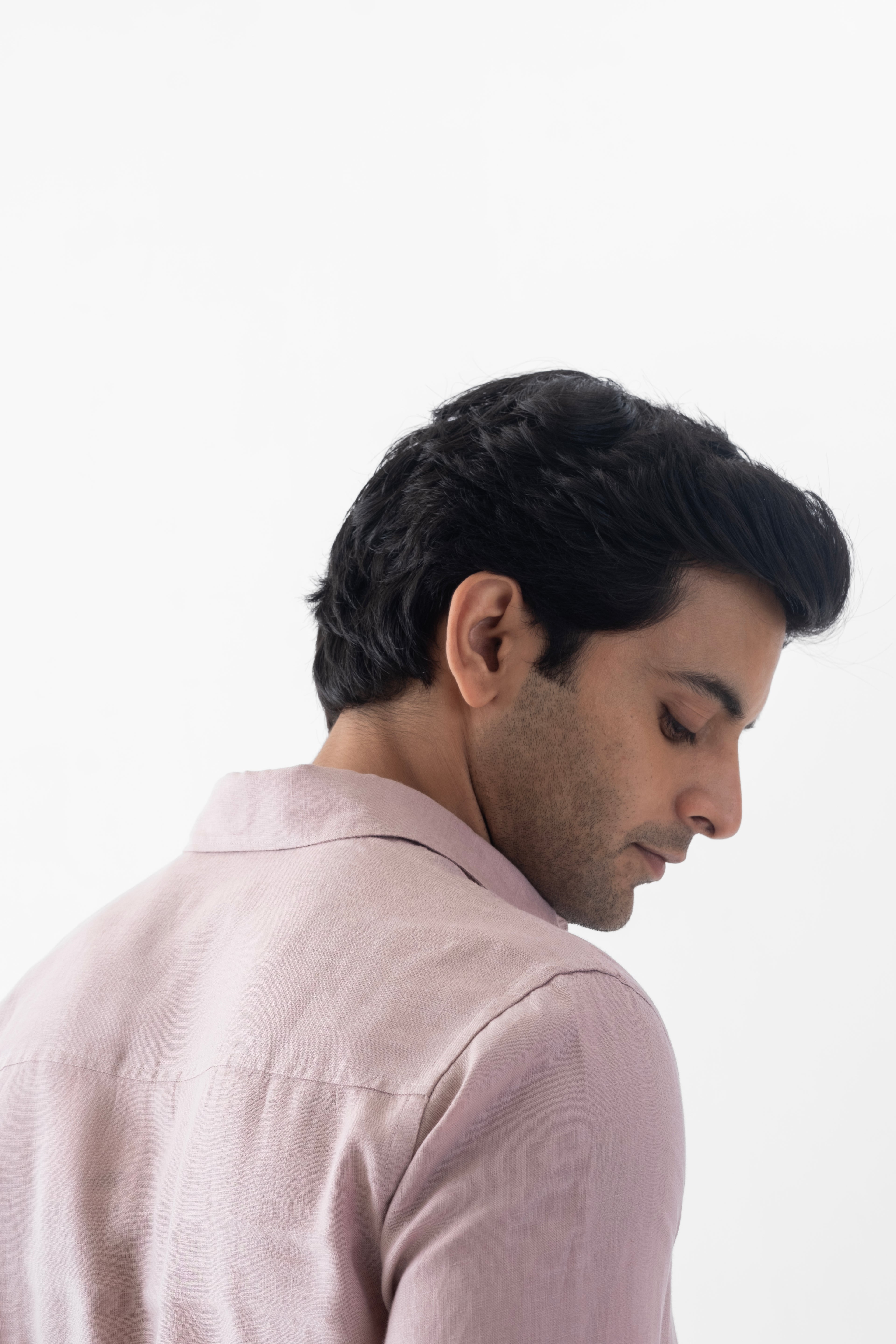 100% European Linen Classic Everyday Shirt - Taupe