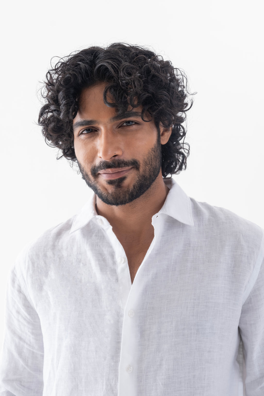 100% European Linen Classic Everyday Shirt - White