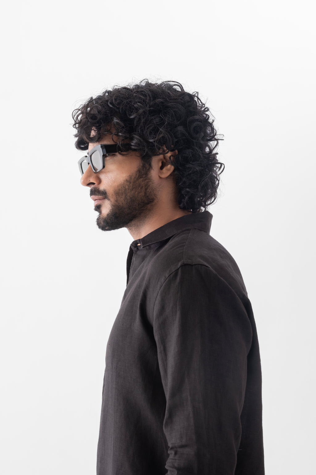 100% European Linen Classic Everyday Shirt - Black