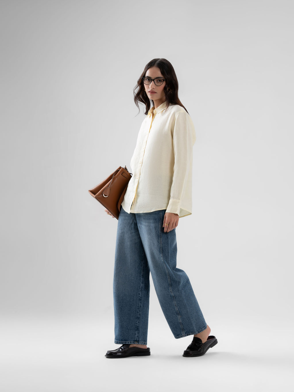 100% European Linen Everyday Shirt - Butter Yellow