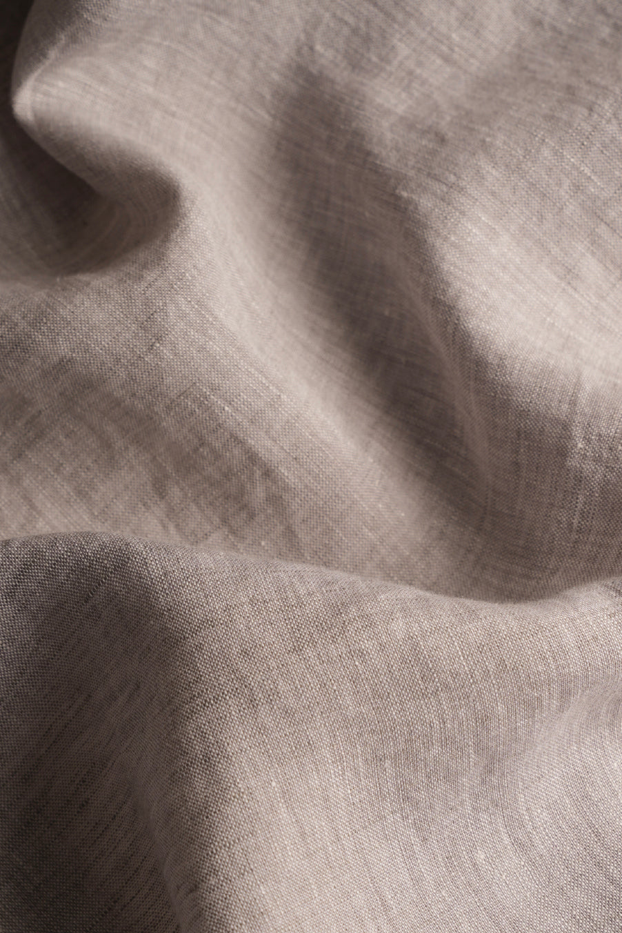 100% European Linen Mandarin Collar Shirt