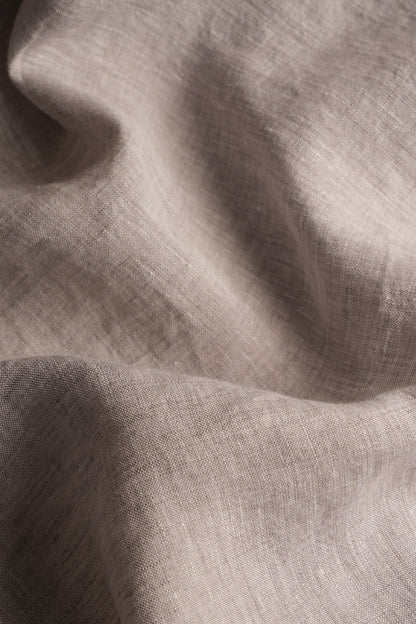 100% European Linen Mandarin Collar Shirt