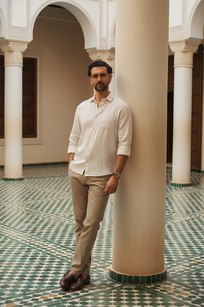 100% European Linen Regular Fit Shirt