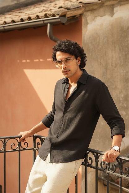 100% European Linen Classic Everyday Shirt