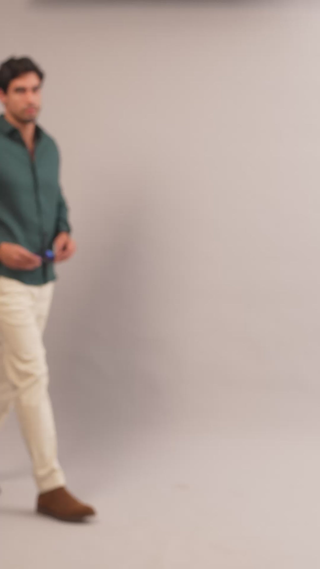 100% European Linen Classic Everyday Shirt - Teal