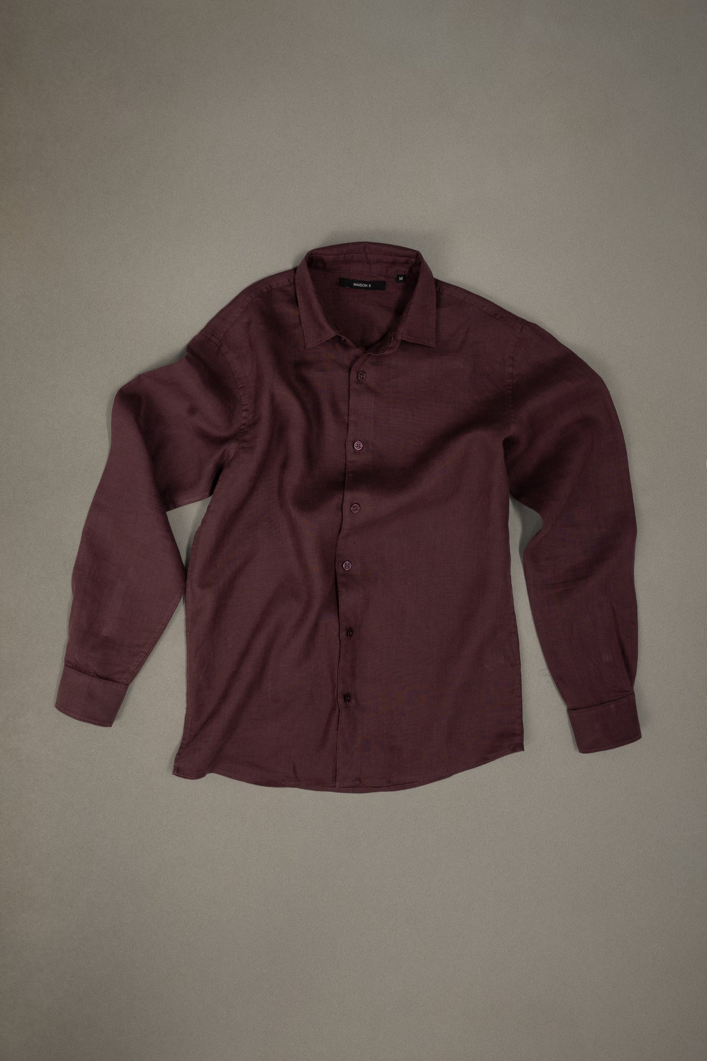 100% European Linen Classic Everyday Shirt - Maison X - Teal